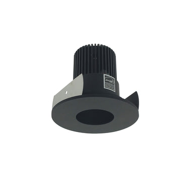 Nora Lighting 2" Iolite LED Round Pinhole, 1000Lm / 14W, 3000K, Black Pinhole / Black Flange