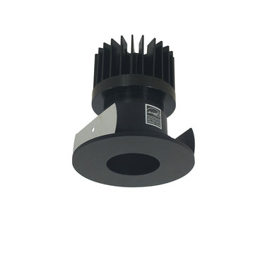 Nora Lighting 2" Iolite LED Round Pinhole, 1500Lm/2000Lm/2500Lm Varies By Housing, 3000K, Black Pinhole / Black Flange