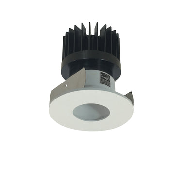 Nora Lighting 2" Iolite LED Round Pinhole, 1500Lm/2000Lm/2500Lm Varies By Housing, 3000K, Matte Powder White Pinhole / Matte Powder White Flange