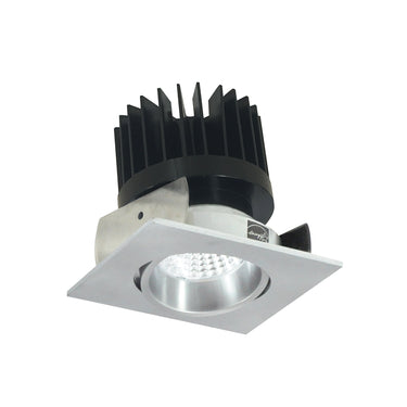Nora Lighting 2" Iolite LED Square Adjustable Cone Reflector, 1500Lm/2000Lm/2500Lm Varies By Housing, 3500K, Natural Metal Reflector / Natural Metal Flange