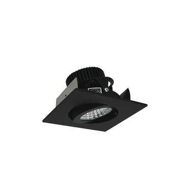 Nora Lighting 2" Iolite LED Square Adjustable Gimbal, 1000Lm / 14W, 3500K, Black Finish