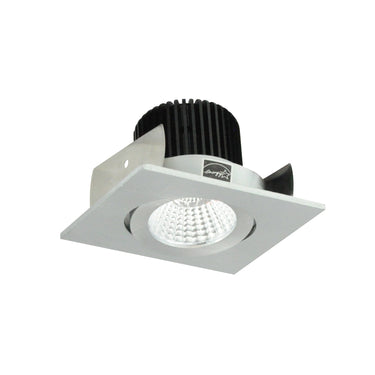 Nora Lighting 2" Iolite LED Square Adjustable Gimbal, 1000Lm / 14W, 2700K, Natural Metal Finish