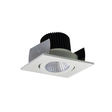 Nora Lighting 2" Iolite LED Square Adjustable Gimbal, 1000Lm / 14W, 4000K, White Finish