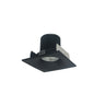 Nora Lighting 2" Iolite LED Square Bullnose, 1000Lm / 14W, 2700K, Black Finish