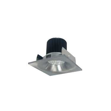 Nora Lighting 2" Iolite LED Square Bullnose, 800Lm / 14W, Comfort Dim, Natural Metal Finish