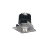 Nora Lighting 2" Iolite LED Square Bullnose, 1500Lm/2000Lm/2500Lm Varies By Housing, Comfort Dim, Natural Metal Finish