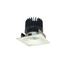 Nora Lighting 2" Iolite LED Square Bullnose, 1500Lm/2000Lm/2500Lm Varies By Housing, 3500K, White Finish