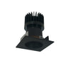 Nora Lighting 2" Iolite LED Square Reflector With Round Aperture, 1500Lm/2000Lm/2500Lm Varies By Housing, 4000K, Bronze Reflector / Bronze Flange