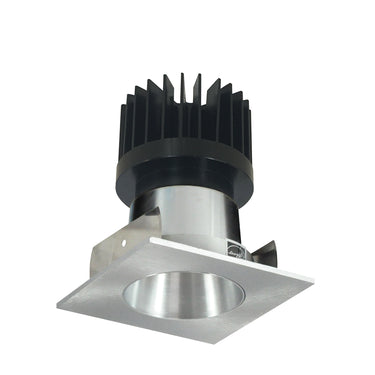Nora Lighting 2" Iolite LED Square Reflector With Round Aperture, 1500Lm/2000Lm/2500Lm Varies By Housing, 4000K, Natural Metal Reflector / Natural Metal Flange