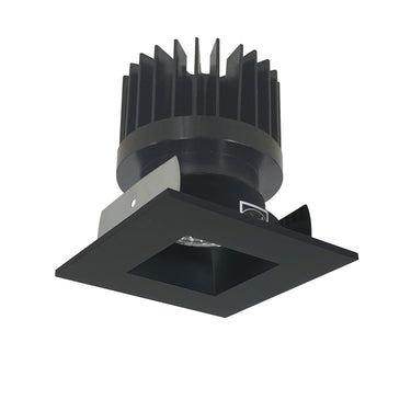 Nora Lighting 2" Iolite LED Square Reflector With Square Aperture, 1500Lm/2000Lm/2500Lm Varies By Housing, 2700K, Black Reflector / Black Flange