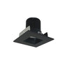 Nora Lighting 2" Iolite LED Square Reflector With Square Aperture, 800Lm / 14W, Comfort Dim, Black Reflector / Black Flange