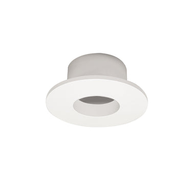 Nora Lighting 1" Iolite Can-Less Round Downlight Trim, White Finish