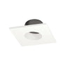 Nora Lighting 1" Iolite Can-Less Square Downlight Trim, White Finish