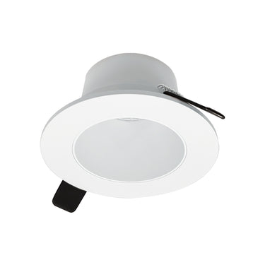 Nora Lighting 2" Iolite Can-Less Round Downlight Trim, Matte Powder White Finish