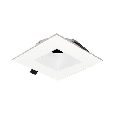 Nora Lighting 2" Iolite Can-Less Square Downlight Trim, White Finish