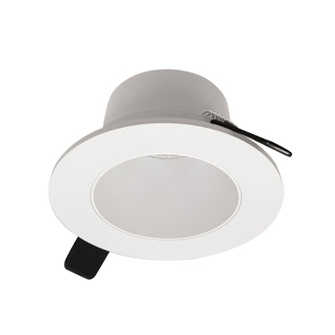 Nora Lighting 4" Iolite Can-Less Round Downlight Trim, White Finish