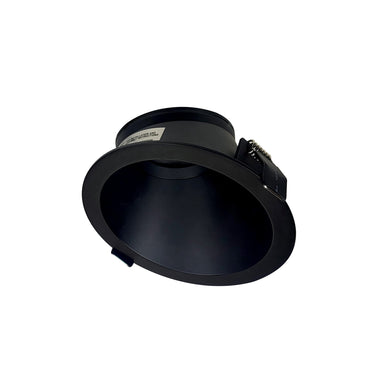 Nora Lighting 4" Iolite Can-Less Slope Trim, Black Finish
