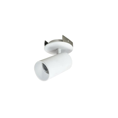 Nora Lighting 2" Ipoint Monopoint Luminaire, Round Cylinder, 1000Lm, 4000K, 90 & Cri, Matte Powder White