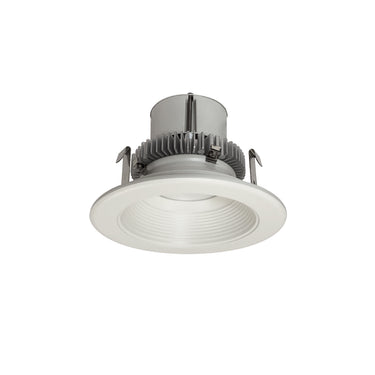 2700K White Baffle / White Flange – Nora 4" Cobalt Click Round Retrofit Baffle, 1000lm/12W product photo