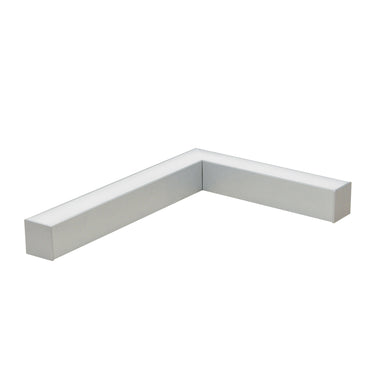 3000K – Nora "L" Shaped L-Line LED Direct Linear with Dedicated CCT, 3000lm, Aluminum Finish product photo