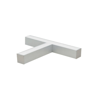 3000K – Nora "T" Shaped L-Line LED Direct Linear with Dedicated CCT, 4600lm, Aluminum Finish product photo