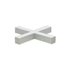 3000K – Nora "X" Shaped L-Line LED Direct Linear with Dedicated CCT, 5200lm, Aluminum Finish product photo