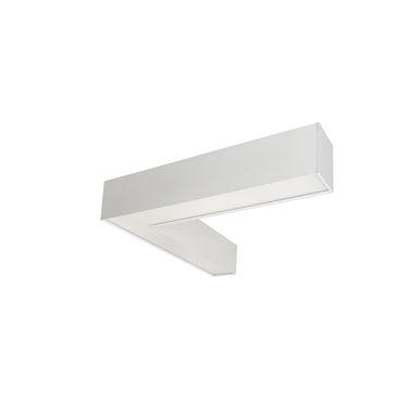 White – Nora "L" Shaped L-Line LED Indirect/Direct Linear, 3781lm/Selectable CCT product photo