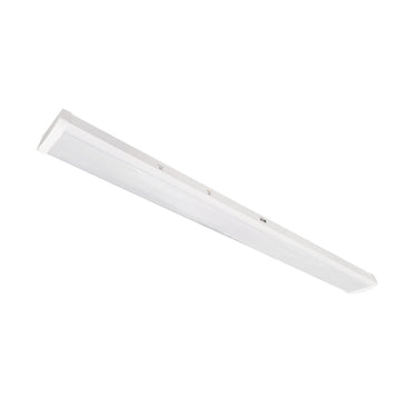 Nora 4' LED Wraparound with Selectable Lumens & CCT, White Finish, Integral Emergency product photo