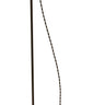 House of Troy Norton Adjustable LED Floor Lamps in Chestnut Bronze with Antique Brass Accents