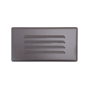 Nora LED Step Light with Louvered Face Plate, 2W, 120V, Bronze product photo