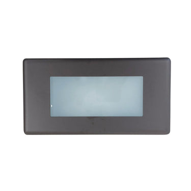 Nora LED Step Light with Frosted Glass Lens Face Plate, 2W, 120V, Bronze product photo