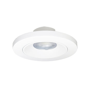 Nora 4" Regressed Slim LED Surface Mount, 950lm/13W, Selectable CCT, Matte Powder White Finish product photo
