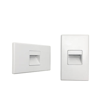 4000K White – Nora Ari LED Step Light with Interchangeable Horizontal & Vertical Face Plates, 2.5W product photo