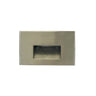 3000K Brushed Nickel – Nora Ari LED Step Light with Horizontal Wall Wash Face Plate, 5W product photo