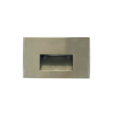 3000K Brushed Nickel – Nora Ari LED Step Light with Horizontal Wall Wash Face Plate, 5W product photo