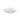 Nora 6" Albalite Shower Lens with Metal Trim, White product photo