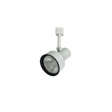 White – Nora BR30/PAR30 Step Cylinder Track Head with Black Baffle product photo