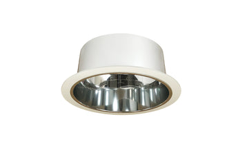 Specular Clear Reflector / White Plastic Ring – Nora 6" Specular Clear Reflector with White Plastic Ring product photo