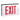 Single Face Red – Nora Die-Cast LED Exit Signs with AC only product photo