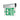 Aluminum Double Face, Mirrored Acrylic Green – Nora Surface Adjustable LED Edge-Lit Exit Sign, 2 Circuit, 6" Letters product photo
