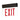 Black Single Face, Clear Acrylic Red – Nora Surface Adjustable LED Edge-Lit Exit Sign, Battery Backup, 6" Letters product photo