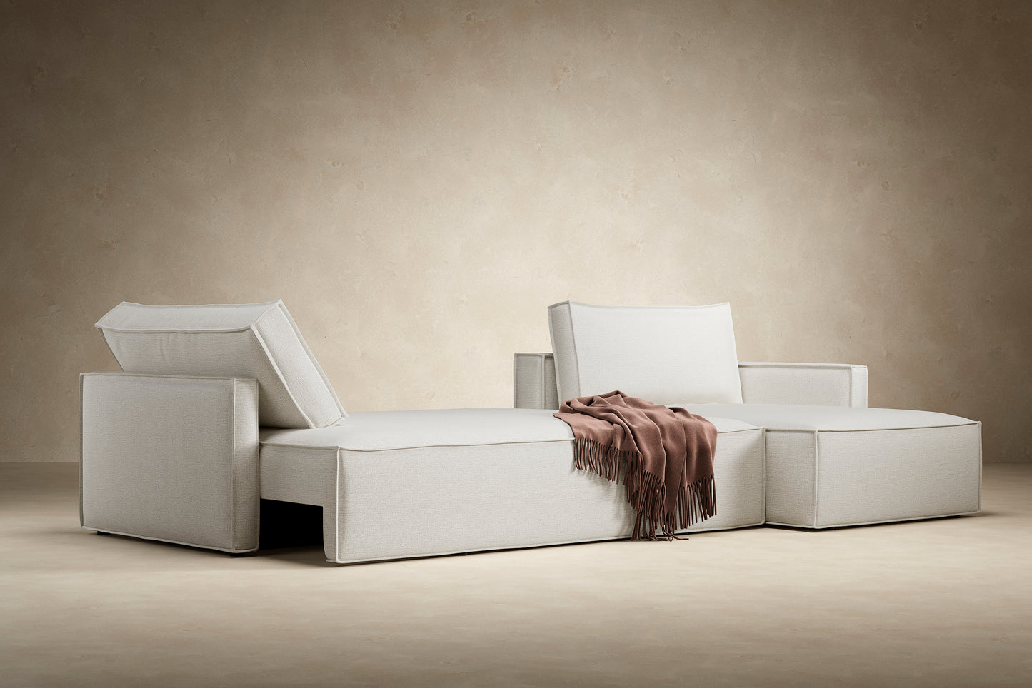 Innovation Living Newilla Sofa Bed With Lounger With Slim Arms