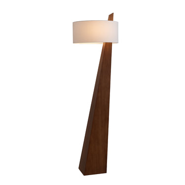 Nova Obelisk Floor Lamp in Dark Walnut, photo 1