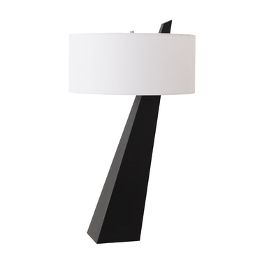 Nova Obelisk Table Lamp in Black Oak, photo 1