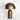 Satin bronze Atollo table lamp by Oluce, studio view