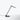 Oluce Calamaio satin black nickel desk lamp, studio view on white