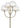 Close-up of the Oluce Lyndon 351 candelabra globes in ivory
