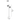 Dimension drawing of the Oluce Berlin 323 floor lamp