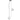 Dimensioned technical drawing of the Oluce Superluna floor lamp