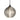 Kristall 8 outdoor cord pendant: Smoke | Besa Lighting